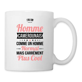 J'ai un homme Camerounais plus cool - Mug blanc - blanc - Droite