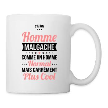 J'ai un homme Malgache plus cool - Mug blanc - blanc - Droite