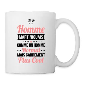 J'ai un homme Martiniquais plus cool - Mug blanc - blanc - Droite