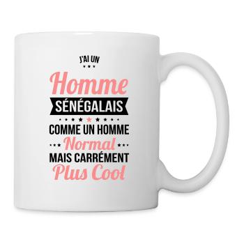 J'ai un homme Sénégalais plus cool - Mug blanc - blanc - Droite