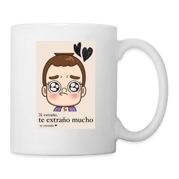 Liebe/Vermissen - Tasse - Weiß - Rechts