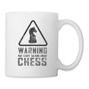 Lusitger Schachspieler Spruch I Schach - Tasse - Weiß - Rechts
