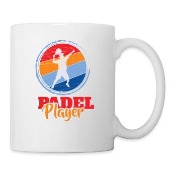 Padel Tennis Paddel Padelball Padeln Padeltennis - Tasse - Weiß - Rechts