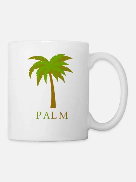 Handfläche - Tasse - Weiß