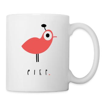 Vogel - Tasse - Weiß - Rechts