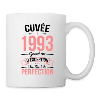 Anniversaire 30 ans - Cuvée 1993 - Cadeau Humour - Mug blanc - blanc - Droite