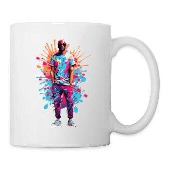 Hipsters cool - Mug blanc - blanc - Droite