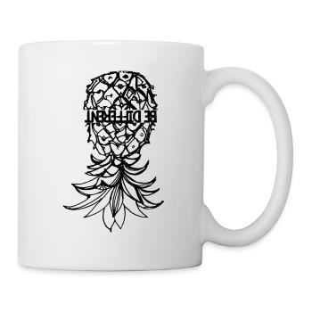 Be different Ananas Upside down Swinger - Tasse - Weiß - Rechts