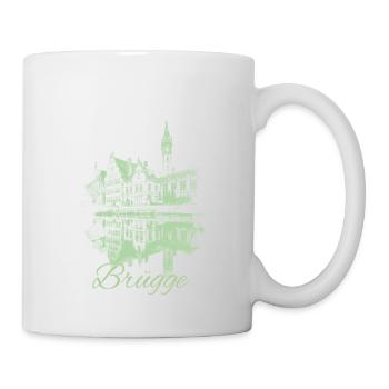 Bruges, Belgium, Houses,skyline - Mug - white - Right