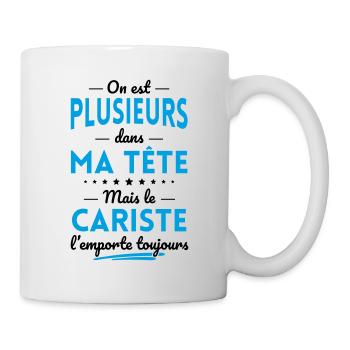 Plusieurs dans tête le Cariste l'emporte toujours - Mug blanc - blanc - Droite