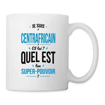 Je suis Centrafricain - Super-pouvoir - Humour - Mug blanc - blanc - Droite