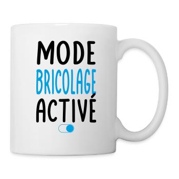 Mode Bricolage activé - Idée cadeau - Mug blanc - blanc - Droite