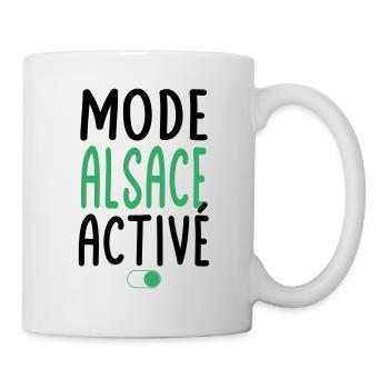 Mode Alsace Activé - Idée Cadeau - Mug blanc - blanc - Droite