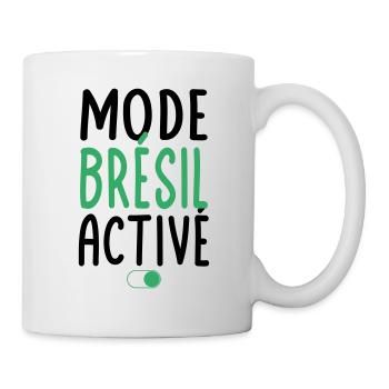 Mode Brésil Activé - Idée Cadeau - Mug blanc - blanc - Droite