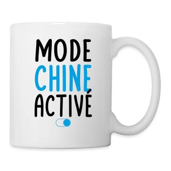 Mode Chine Activé - Idée Cadeau - Mug blanc - blanc - Droite
