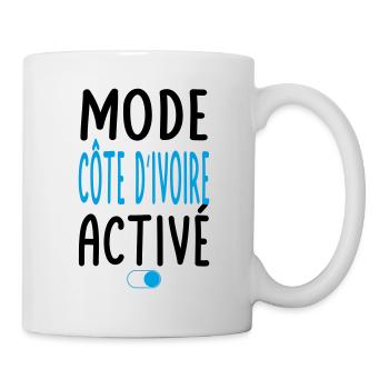 Mode Côte d'Ivoire Activé - Idée Cadeau - Mug blanc - blanc - Droite