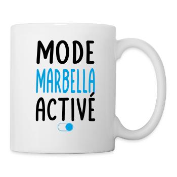 Mode Marbella Activé - Idée Cadeau - Mug blanc - blanc - Droite