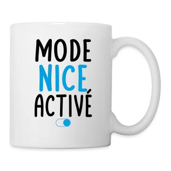 Mode Nice Activé - Idée Cadeau - Mug blanc - blanc - Droite