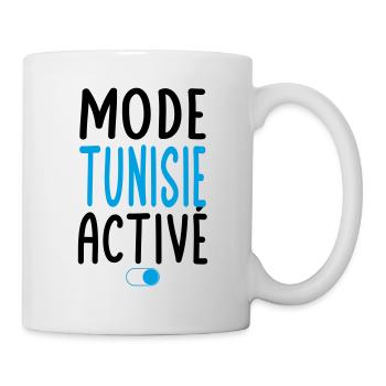 Mode Tunisie Activé - Idée Cadeau - Mug blanc - blanc - Droite