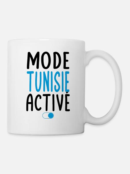 Mode Tunisie Activé - Idée Cadeau - Mug blanc - blanc