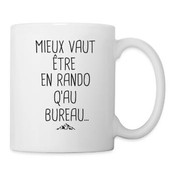 Randonnée humour cadeau homme femme randonnee - Mug blanc - blanc - Droite
