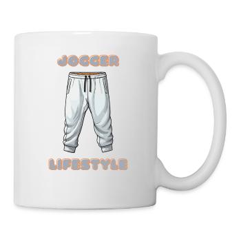 Jogger Lifestyle - Tasse - Weiß - Rechts