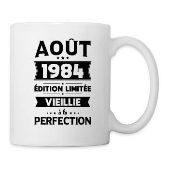 40th Anniversary - August 1984 Perfection - Mug - white - Right