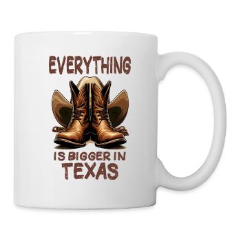 Everything is Bigger in Texas - Mug - white - Right
