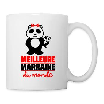 meilleure marraine du monde - Mug blanc - blanc - Droite