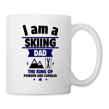I'm a skier dad: Father's Day gift - Mug - white - Right