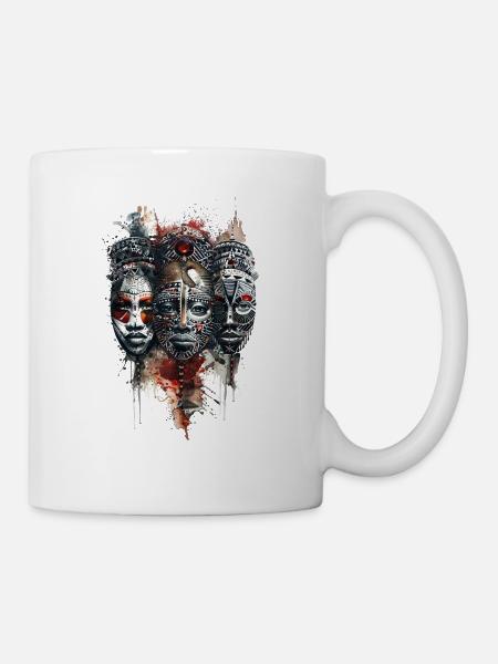 Afrika - Tasse - Weiß