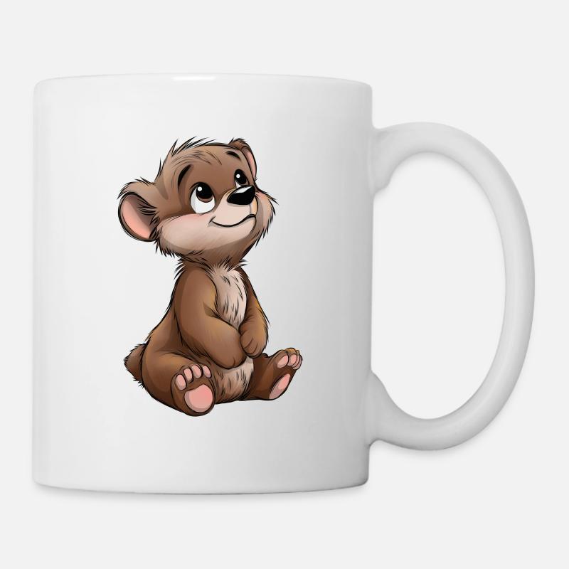 Ours mignon - Mug blanc - blanc