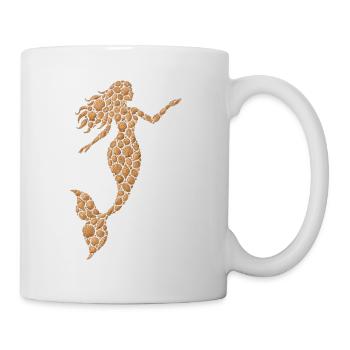 Muschel Mermaid - Tasse - Weiß - Rechts