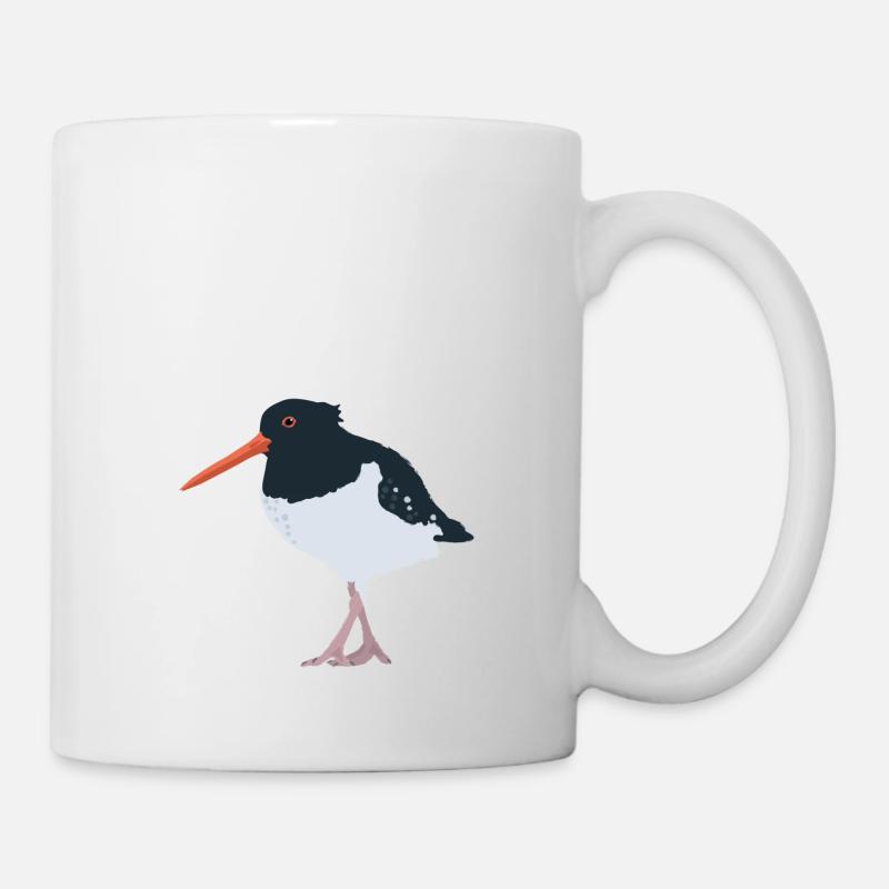 Oystercatcher illustrated - Mug - white