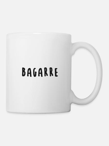 BAGARRE CITATION - Mug blanc - blanc