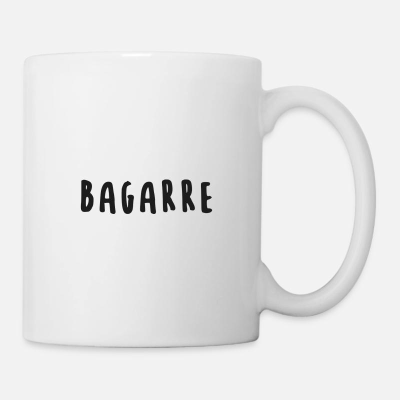 BAGARRE CITATION - Mug blanc - blanc