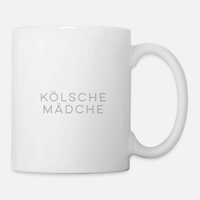 Kölsche Mädche - Tasse - Weiß