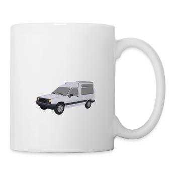 White Rapid Express Van Car - Mug - white - Right