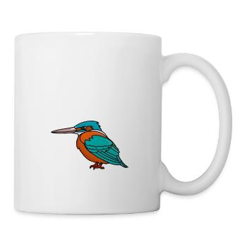 Eisvogel - Tasse - Weiß - Rechts