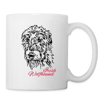 IRISH WOLFHOUND Irish Wolfhound Wilsigns dogs - Mug - white - Right