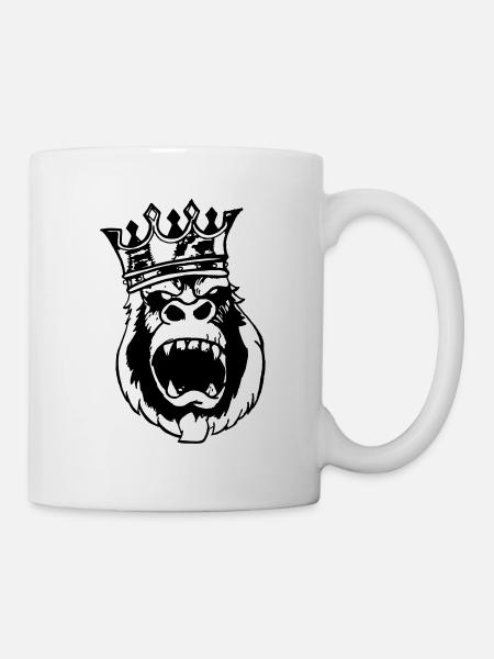 König des Dschungels - Tasse - Weiß