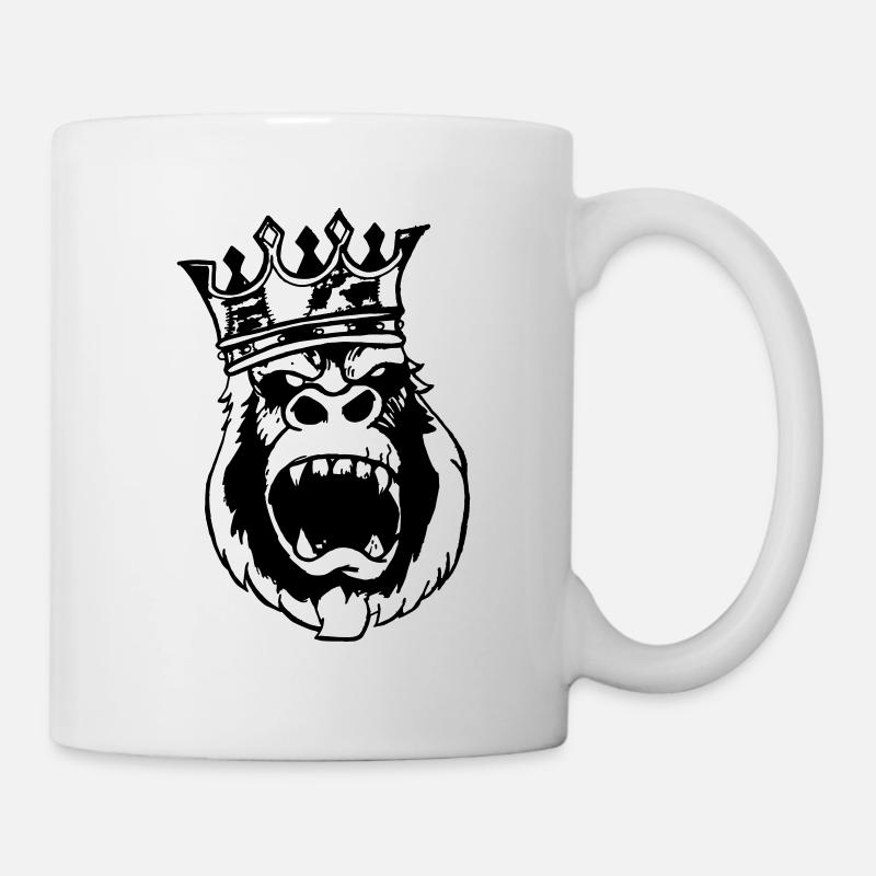König des Dschungels - Tasse - Weiß