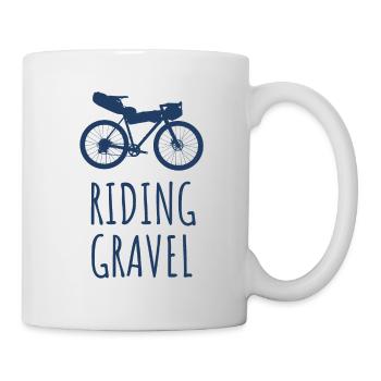 Vélo Gravel - Mug blanc - blanc - Droite