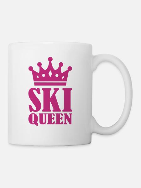 Ski Queen - Tasse - Weiß