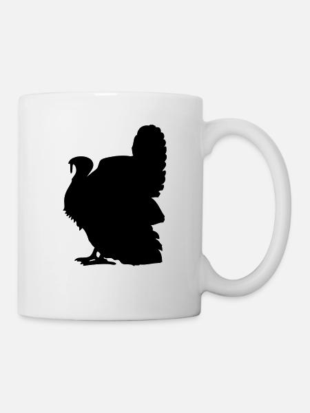 dindon - Mug blanc - blanc