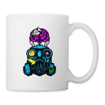 Gas mask - Mug - white - Right