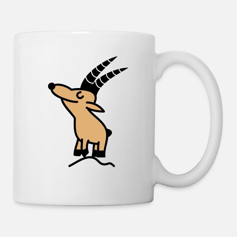 funny ibex - Mug - white