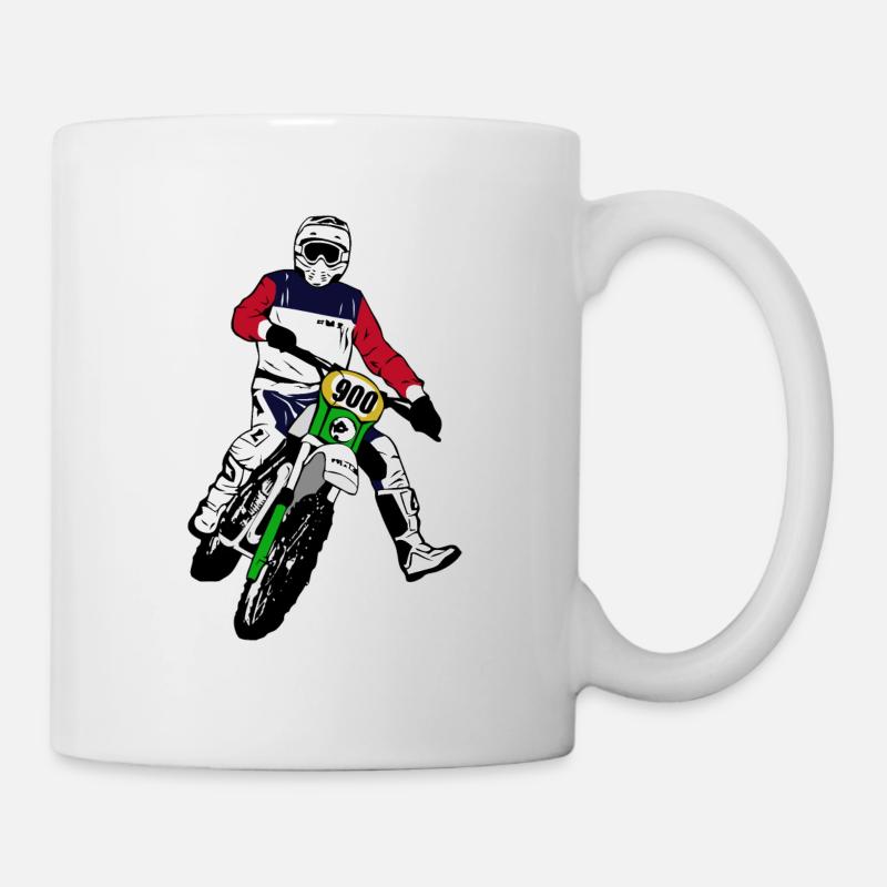 Enduro - Tasse - Weiß