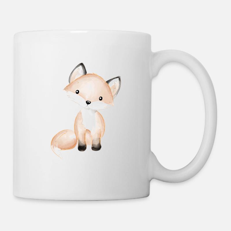 Süßer Babyfuchs - Tasse - Weiß