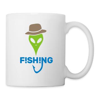 Pêche - Mug blanc - blanc - Droite